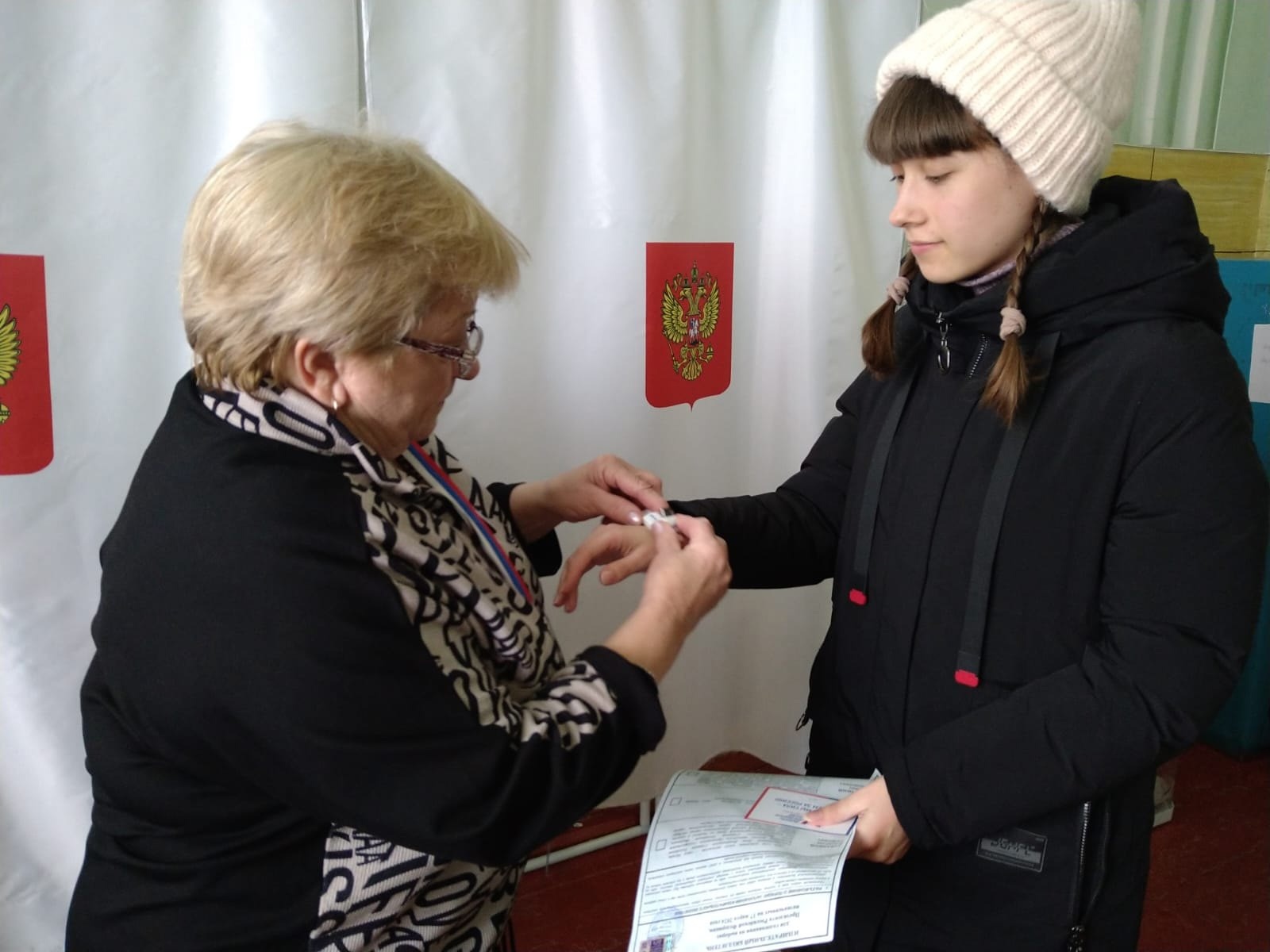 Молодёжь Токарёвского муниципального округа принимает активное участие в выборах Президента Российской Федерации!.
