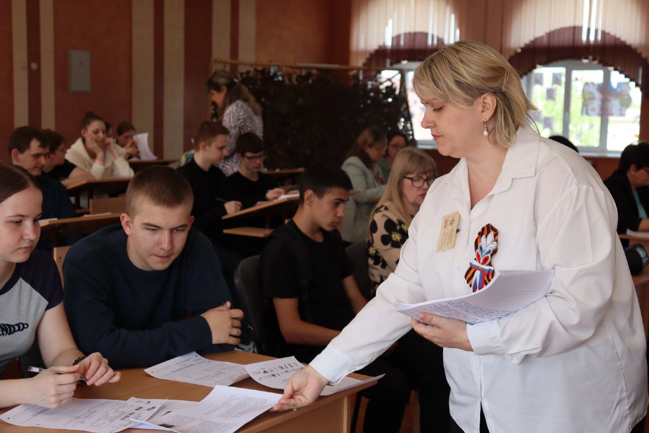 Жители Токаревского округа написали «Диктант Победы».